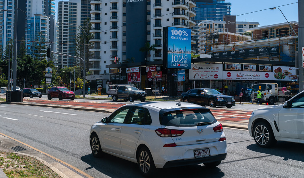 billboard surfers paradise northbound