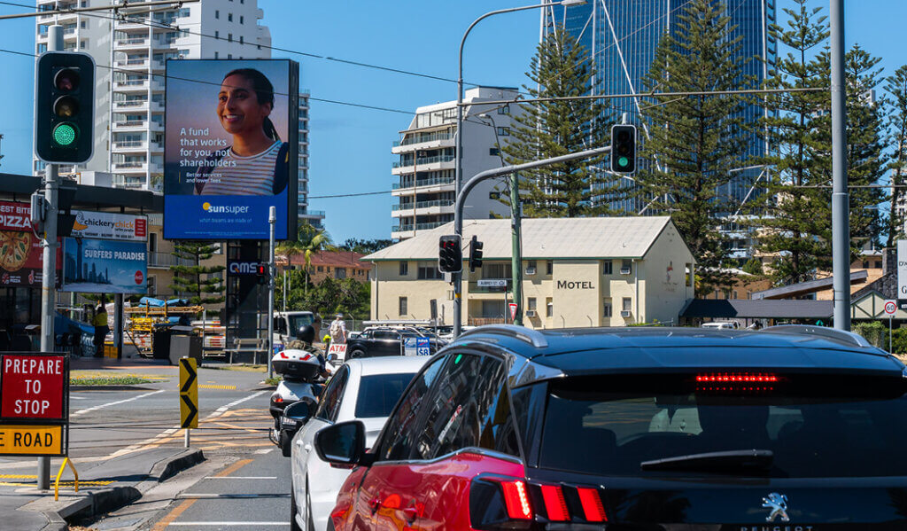 Billboard Surfers Paradise Southbound